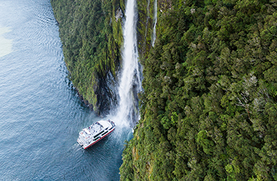 awesomenz new zealand day tours milford sound scenic cruise stirling falls card